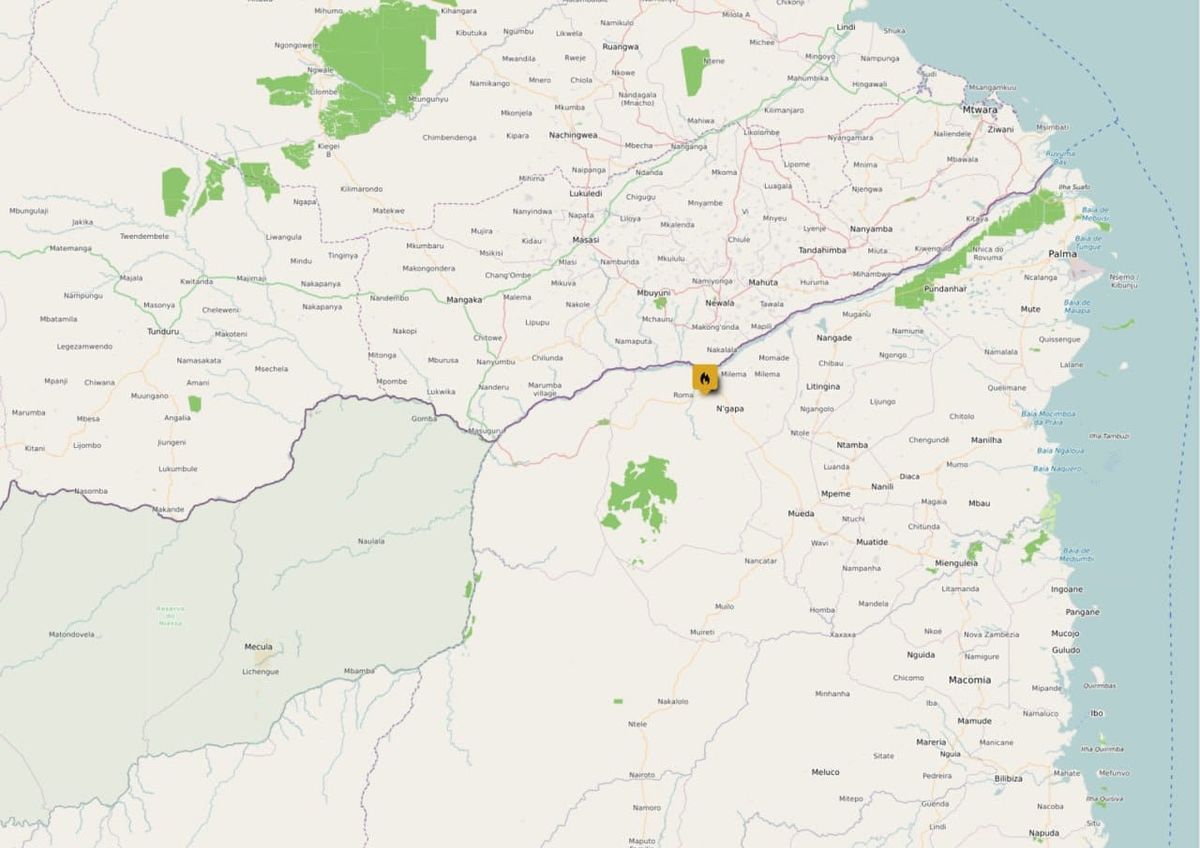 Gunmen ambush a passenger vehicle in Mueda