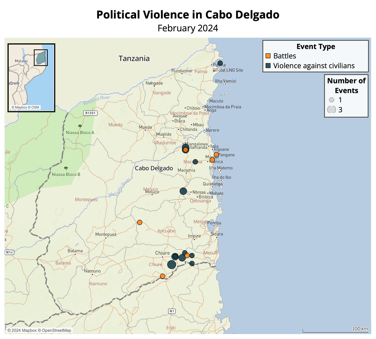 February 2024 in the Cabo Delgado conflict