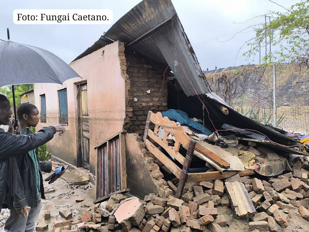 Three homes collapse and over a dozen flooded in Moatize due to heavy rains