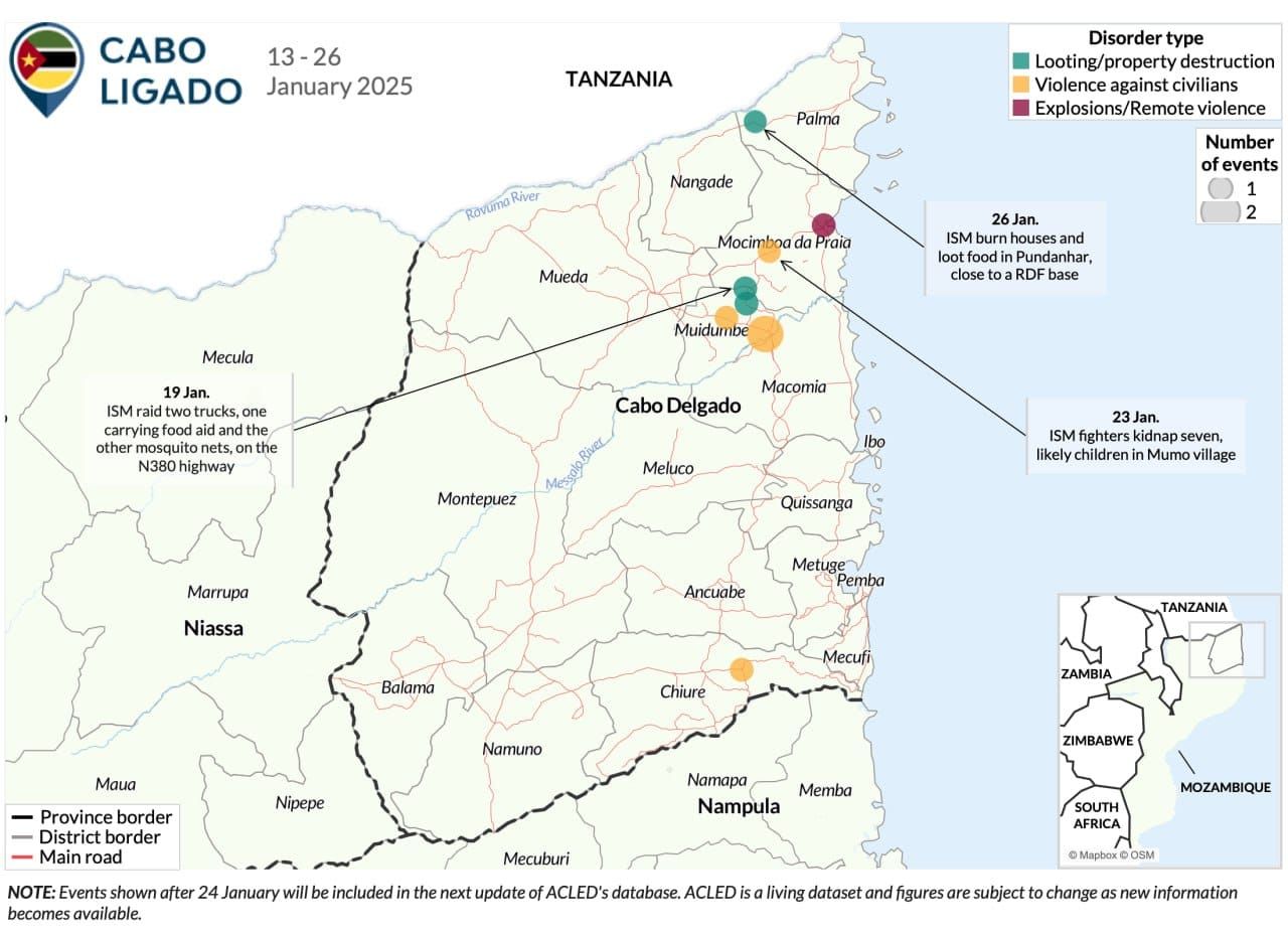 Cabo Ligado Update: 13-26 January