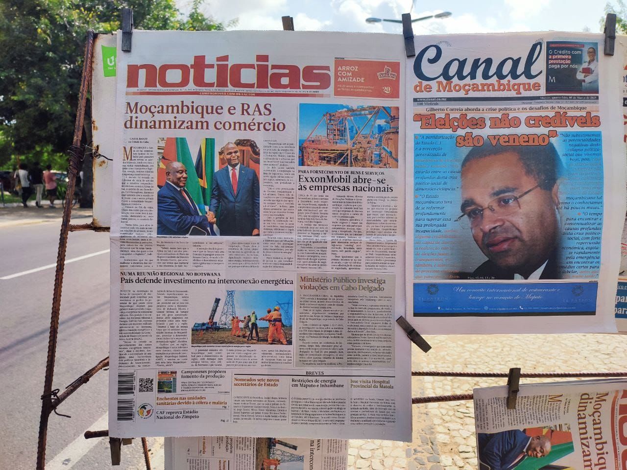 Gas, blood and whitewash