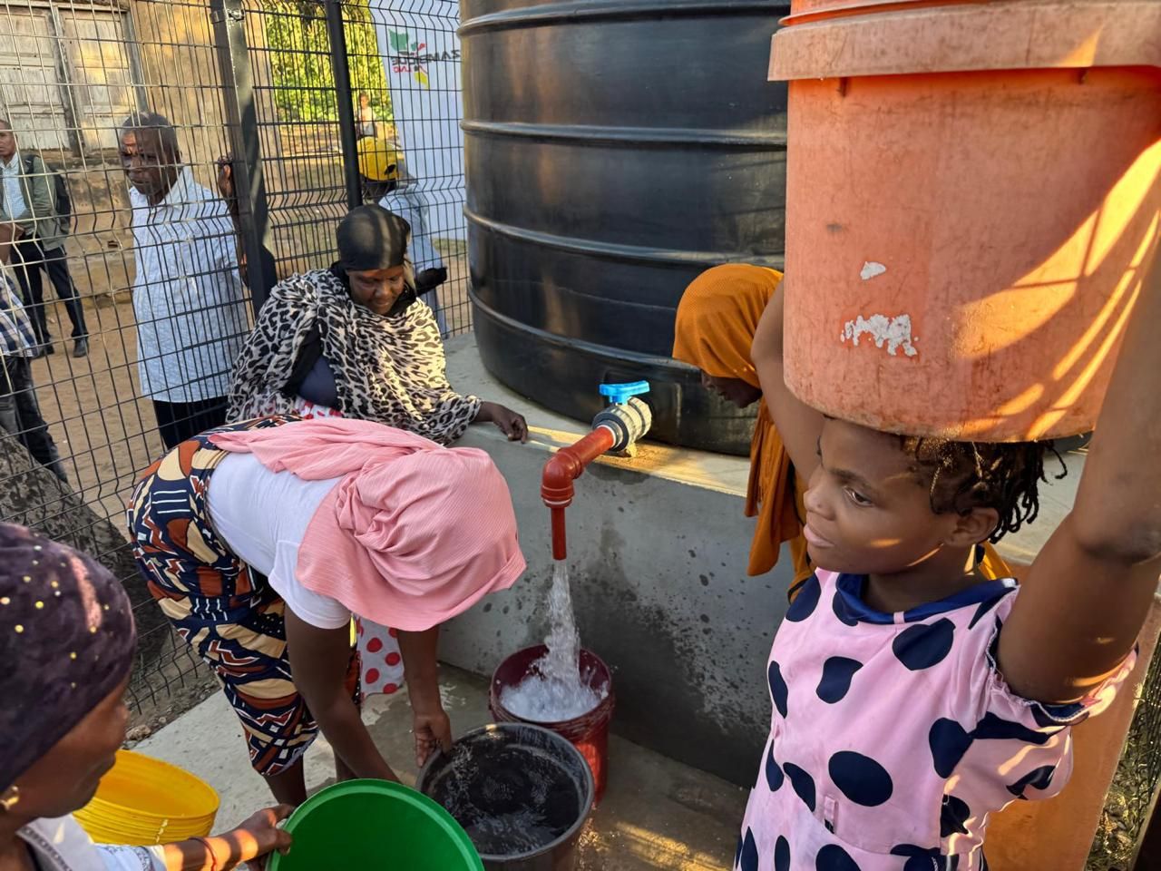 Solar power brings water supply to Pemba neighbourhood