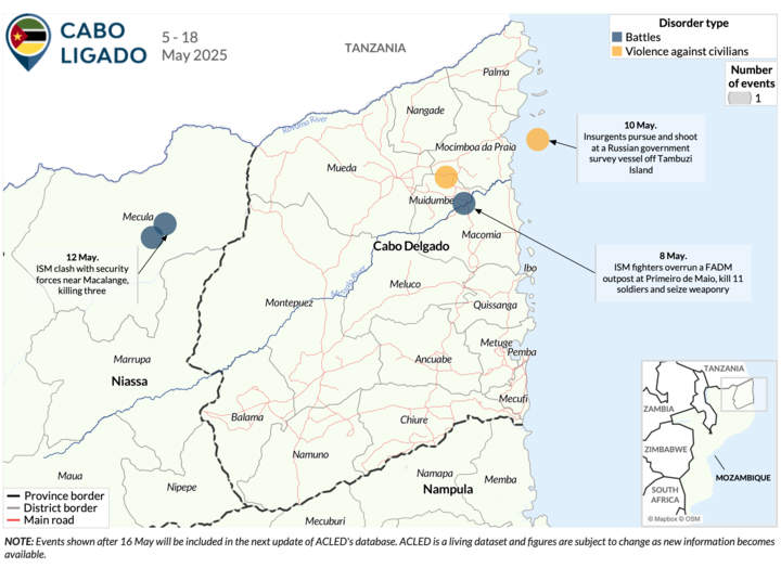 Cabo Ligado Update 21 May 2025 (5-18 May 2025)