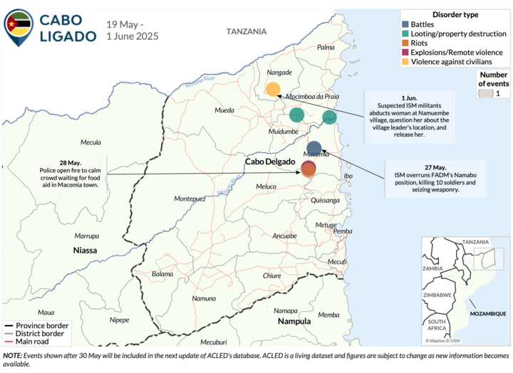 Cabo Ligado Update 4 June 2025 (19 May-1 June 2025)