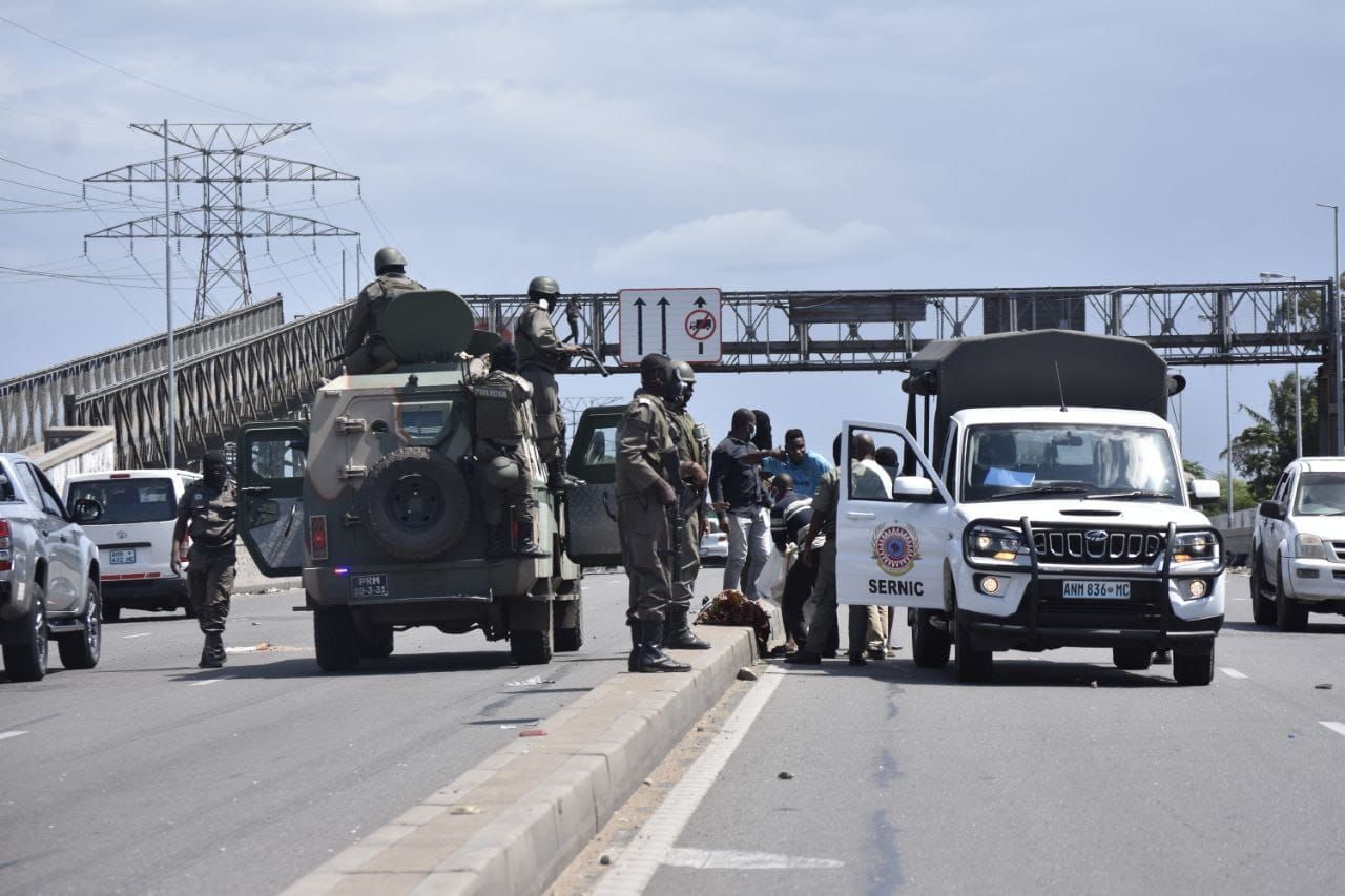 Police in the firing line