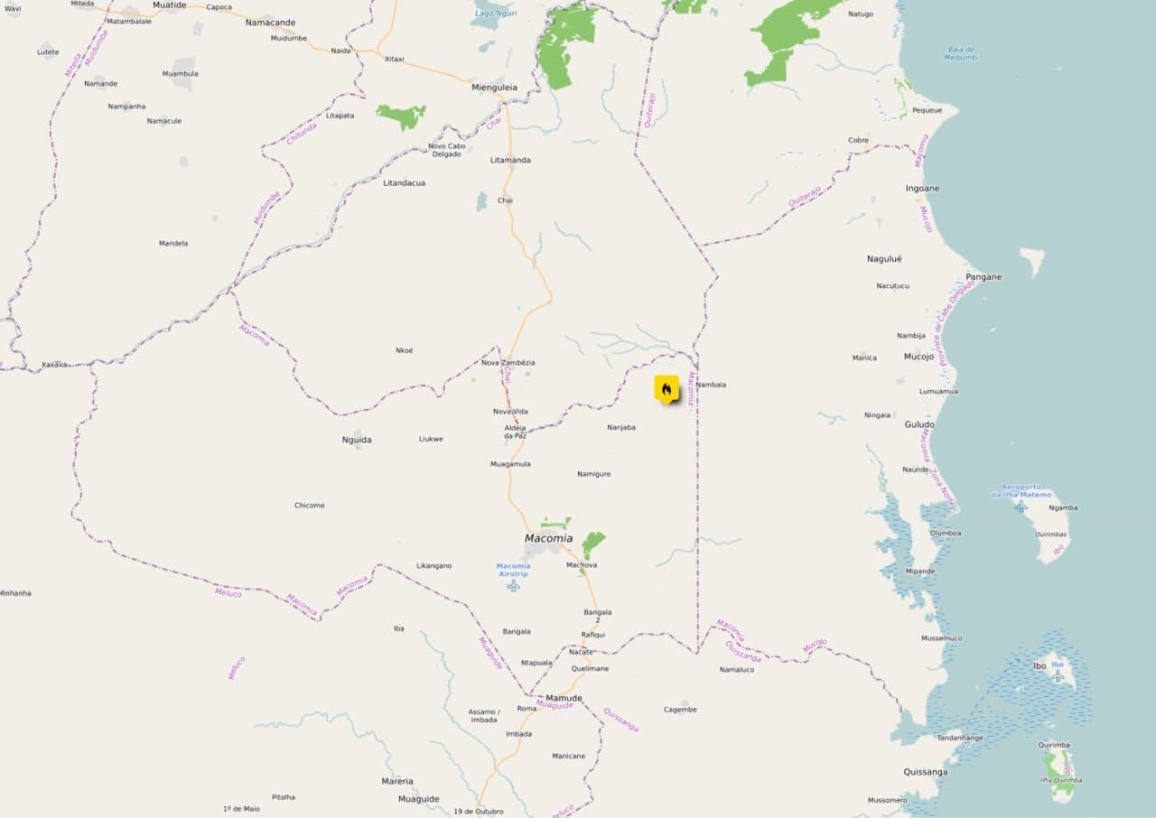 FADM convoy hit in an insurgent ambush on Mucojo road