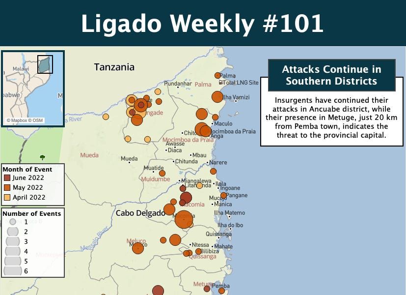 Five inmates killed by prison guards in Zambezia; Mozambique’s biggest solar power plant forced offline by insurgent attacks