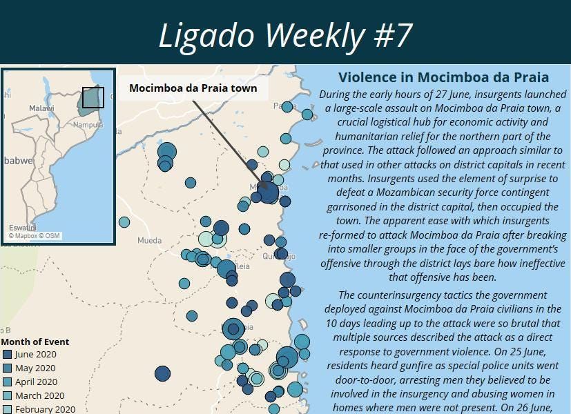 Refugees flee Mocímboa as fierce fight for town continues; Coral South FLNG government revenues will be little and late, new study finds