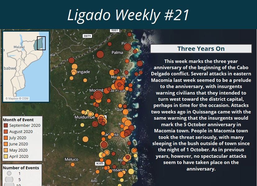 Civil rights leader leaves home after bomb threats; IMF and World Bank may be overselling benefits of Mozambique LNG