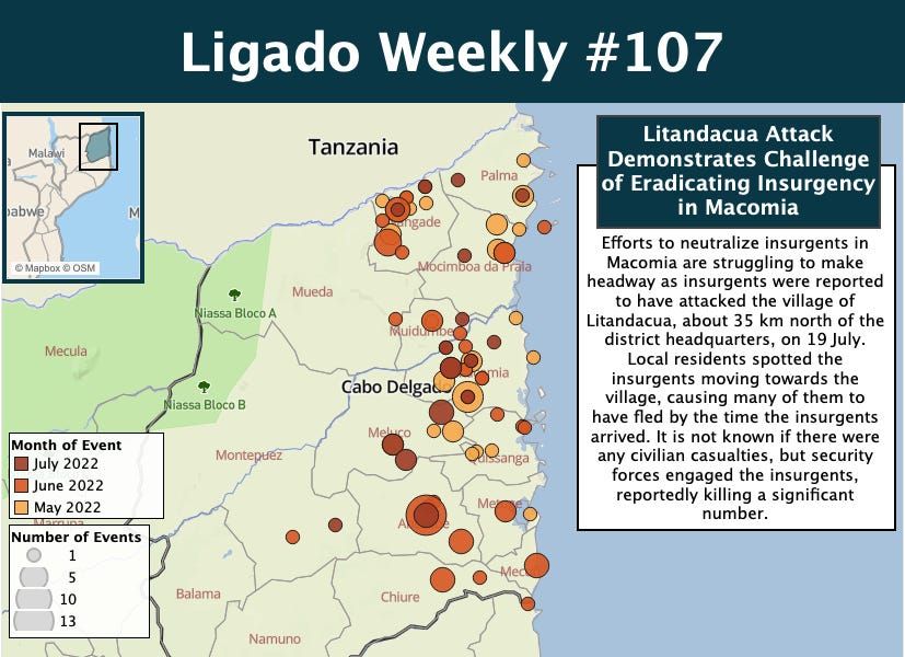 Insurgents burn village in Mocímboa da Praia district; Eni yet to submit plan for rumoured second gas platform