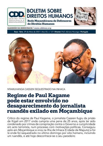 Rwandan dissident journalist disappears in Mozambique; Inquiry announced after air force plane hits school