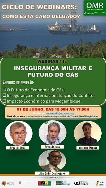 Cabo Delgado refugees face food aid shortage in August; Mozambique’s difficult decade provides lessons for the future