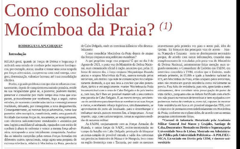Mozambique letting Rwanda tell a ‘one-sided’ story in Cabo Delgado; SISE ignored warnings over Ematum feasibility, court told