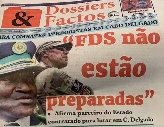 Cholera outbreak adds to strife in conflict-hit Cabo Delgado; Presidents cancels inauguration of commercial institute due to poor quality