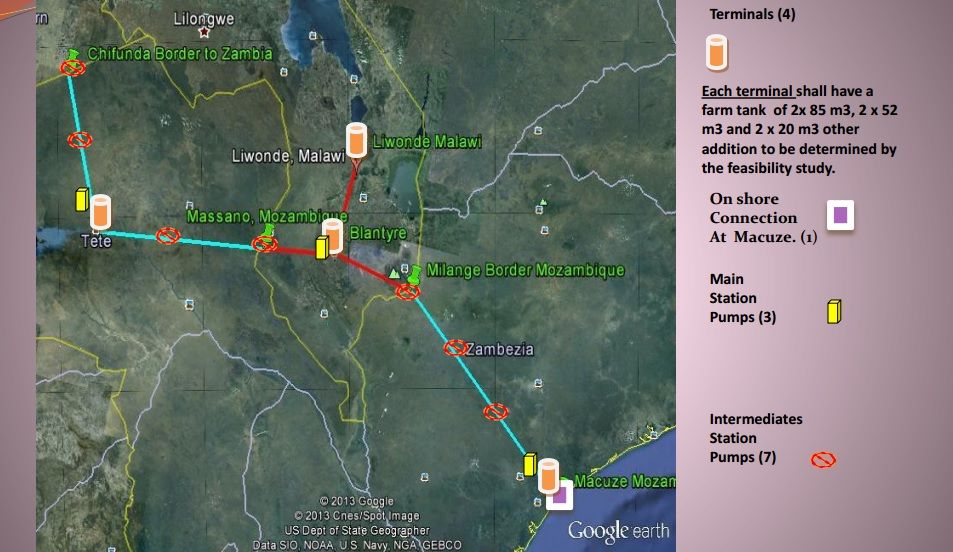 Mystery firm promotes Moz-Malawi-Zambia-Congo pipeline project