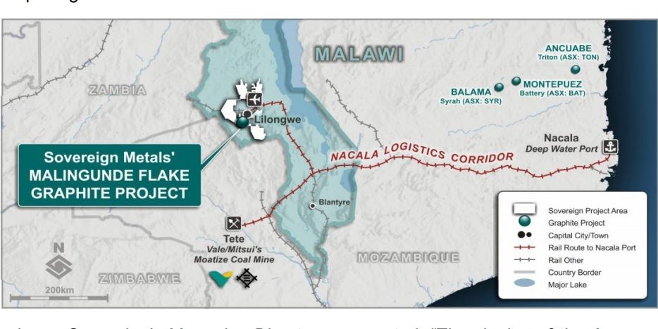 Malawi graphite project signs logistics deal with Vale/Mitsui Nacala railway