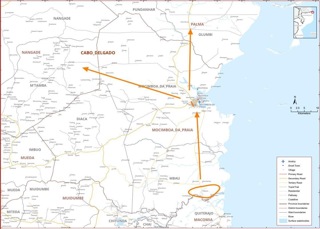 Government forces drive insurgents out of Mocimboa base