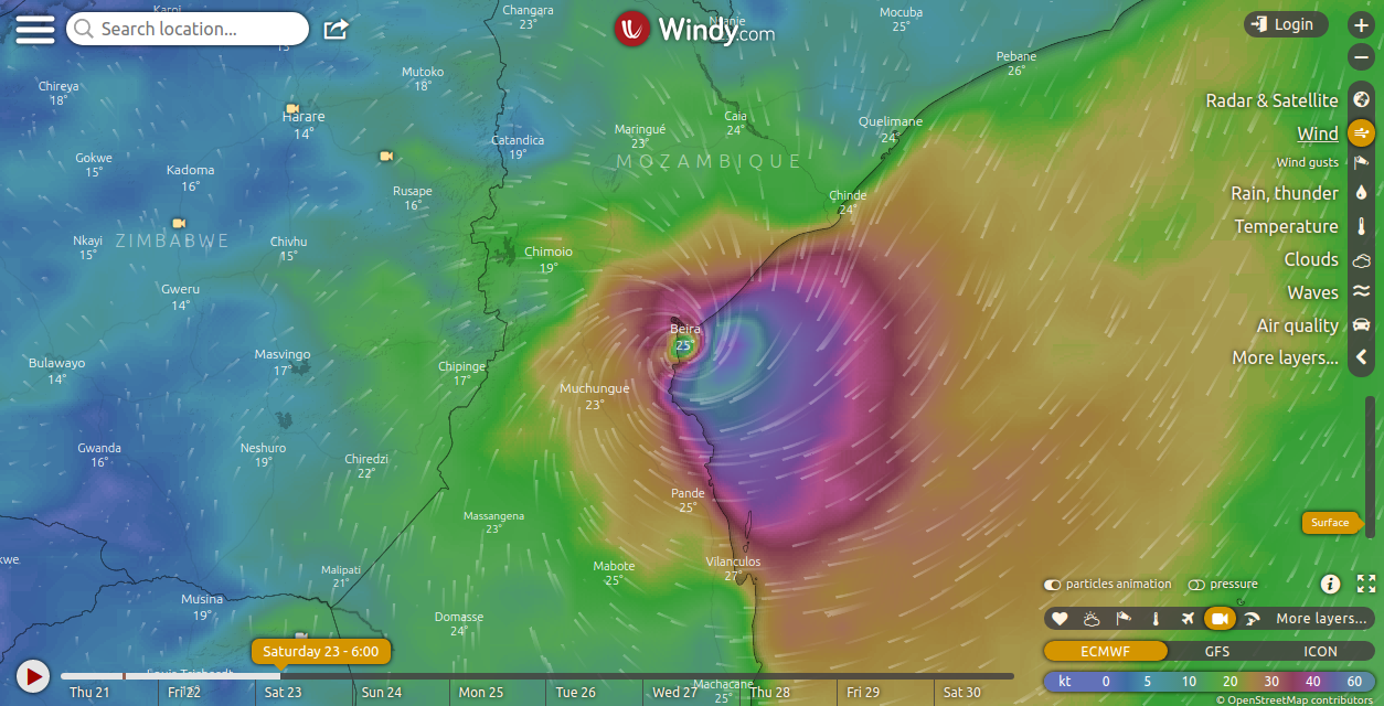 Port of Beira braces for cyclone Eloise