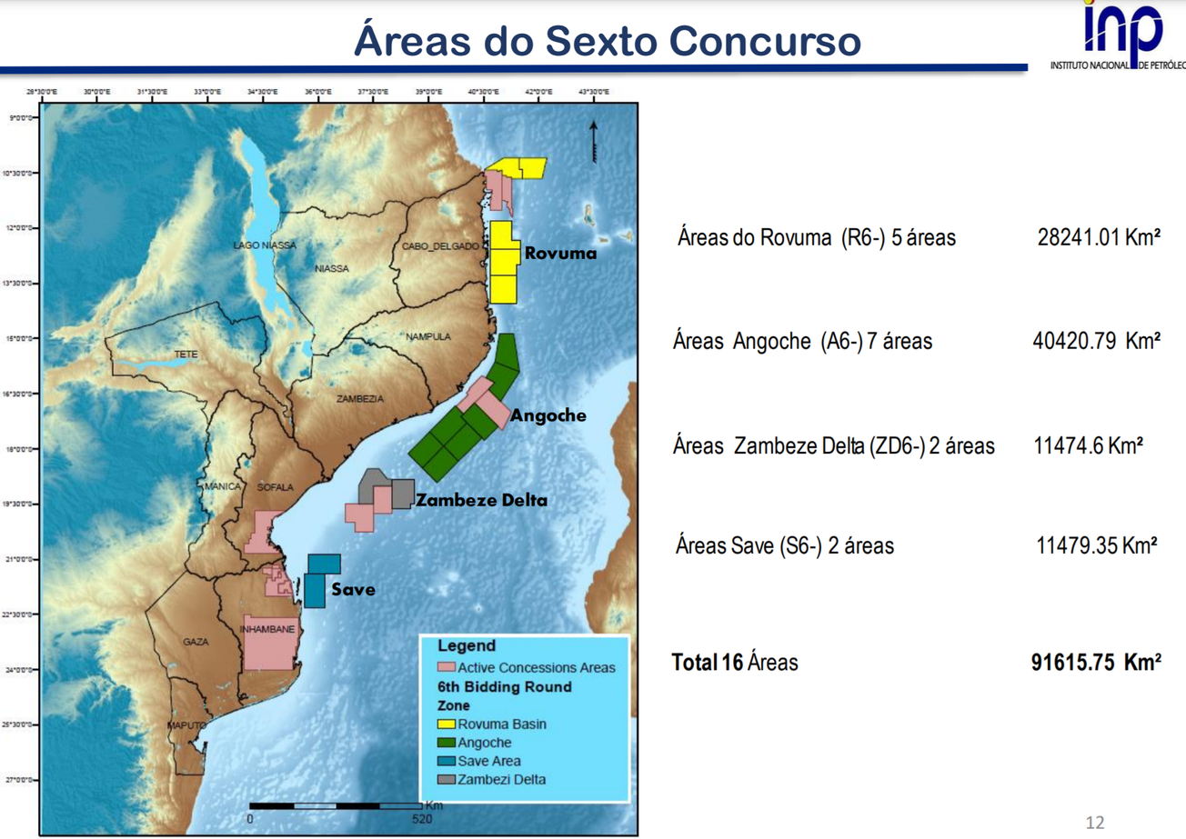 Mozambique launches 16 new oil and gas exploration blocks