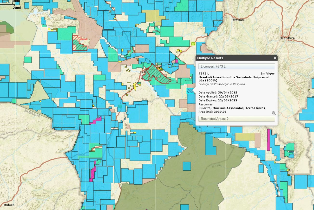 Politically-connected miners move ahead with Moatize rare earth project