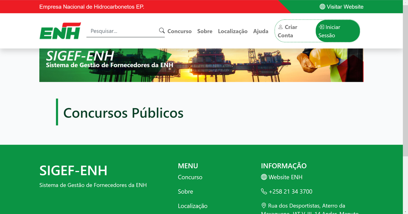 ENH launches new websites to widen access to oil and gas information