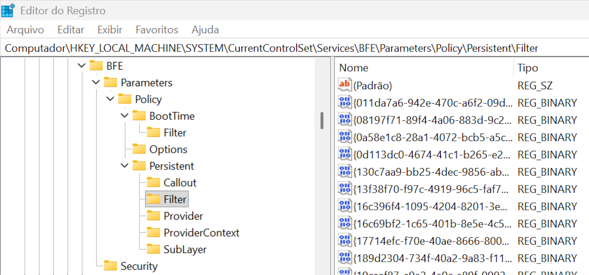 Regedit preview