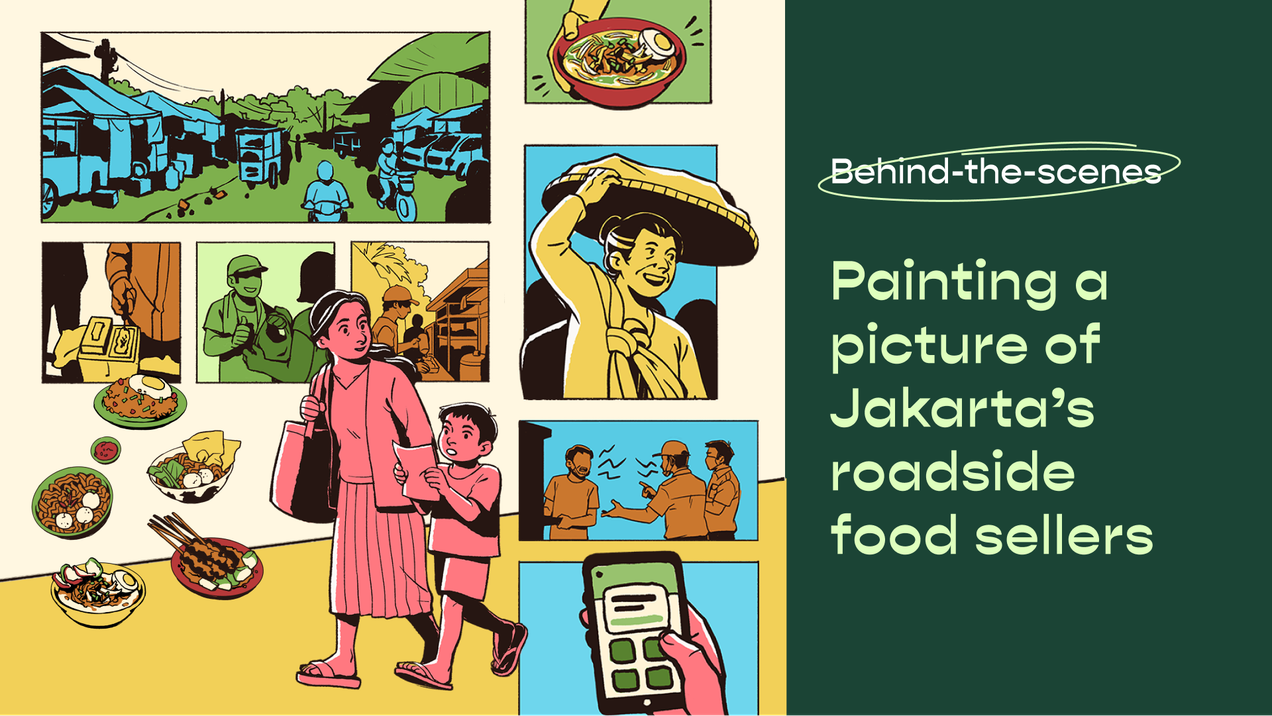 Painting a picture of Jakarta’s roadside food sellers