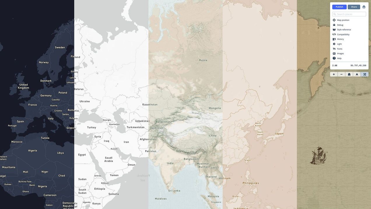 Getting started with basemap design for map first UI — a non-cartographer’s guide