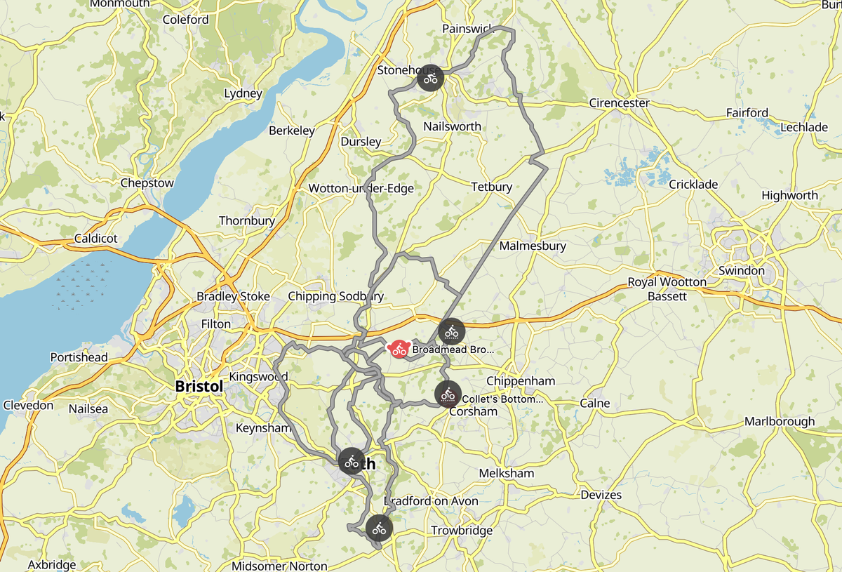 Cotswold Gravel Komoot Collection