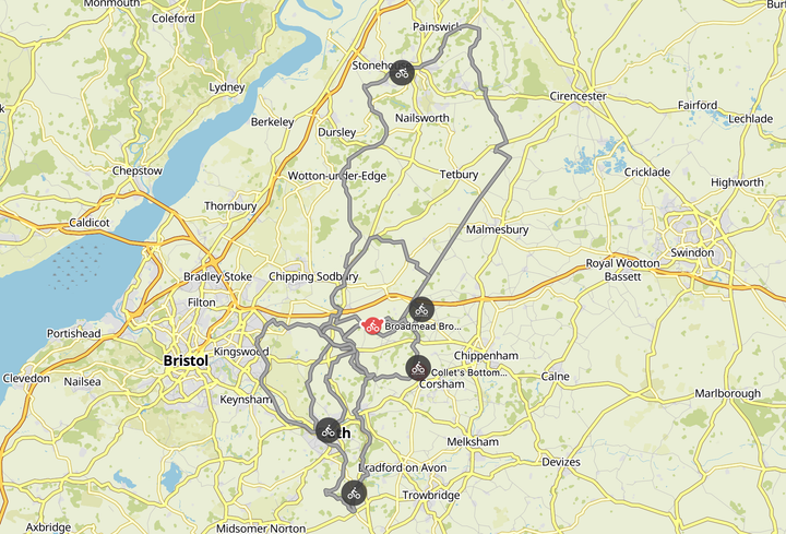 Cotswold Gravel Komoot Collection