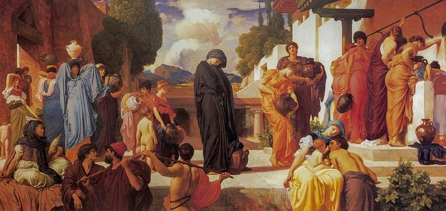 Captive Andromache by Frederic Leighton