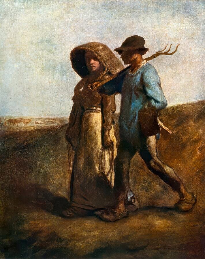 Going to Work by Jean-François Millet