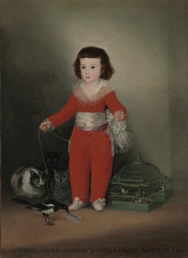 Manuel Osorio Manrique de Zúñiga (The Red Boy) — Francisco de Goya, c. 1787–88 (Metropolitan Museum of Art)