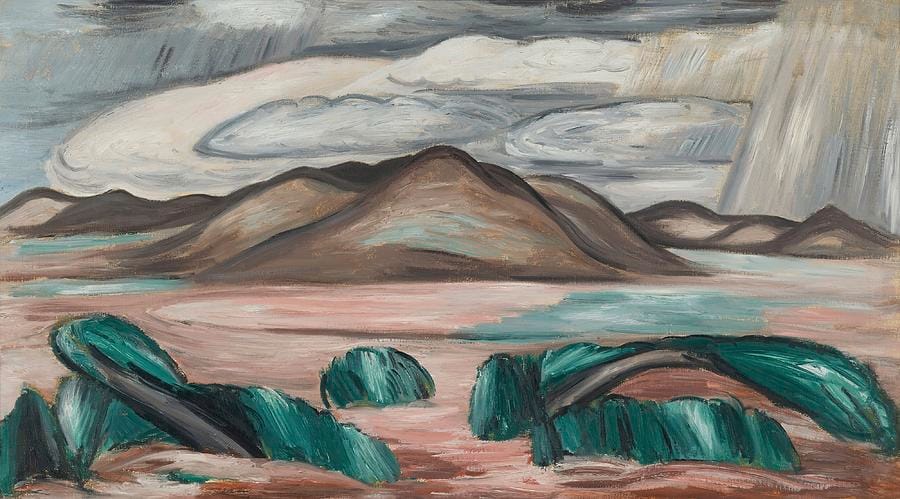 New Mexico Recollection No. 8 by Marsden Hartley
