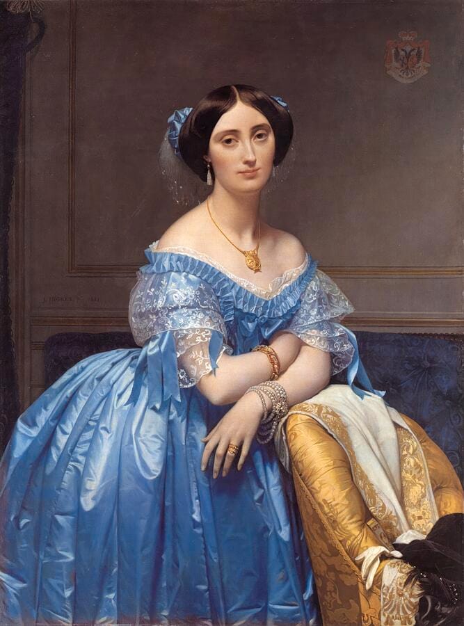 Portrait of the Princesse de Broglie by Jean-Auguste-Dominique Ingres