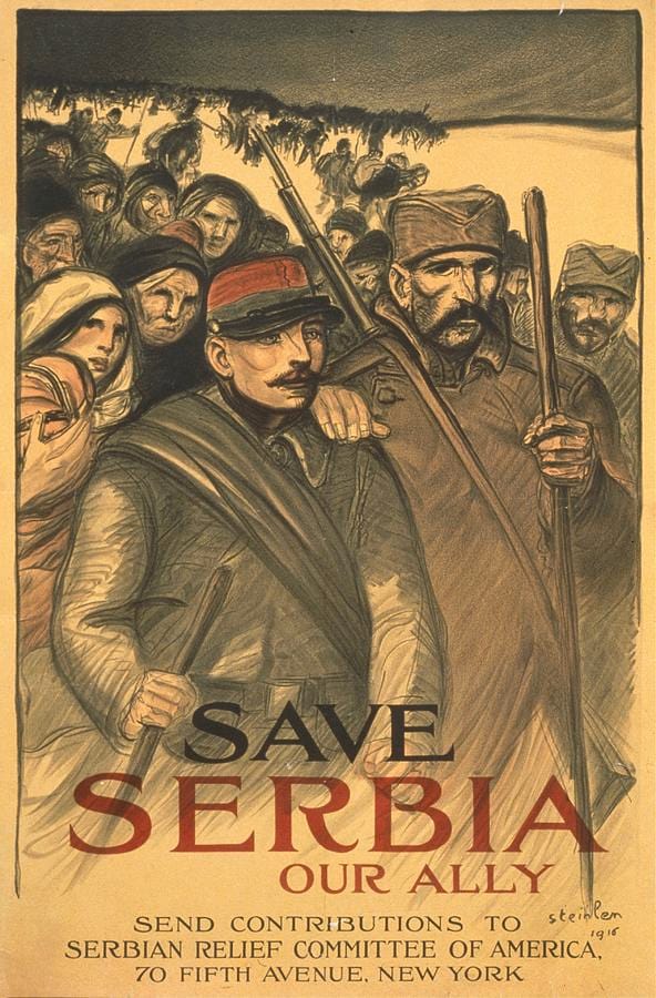 Save Serbia, Our Ally by Théophile Alexandre Steinlen