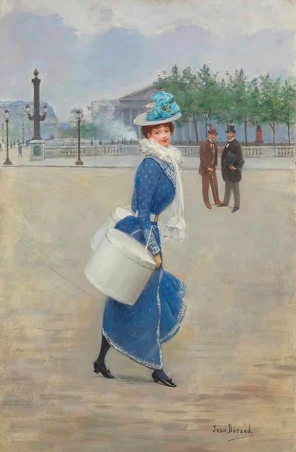 Sur la Place de la Concorde by Jean Béraud
