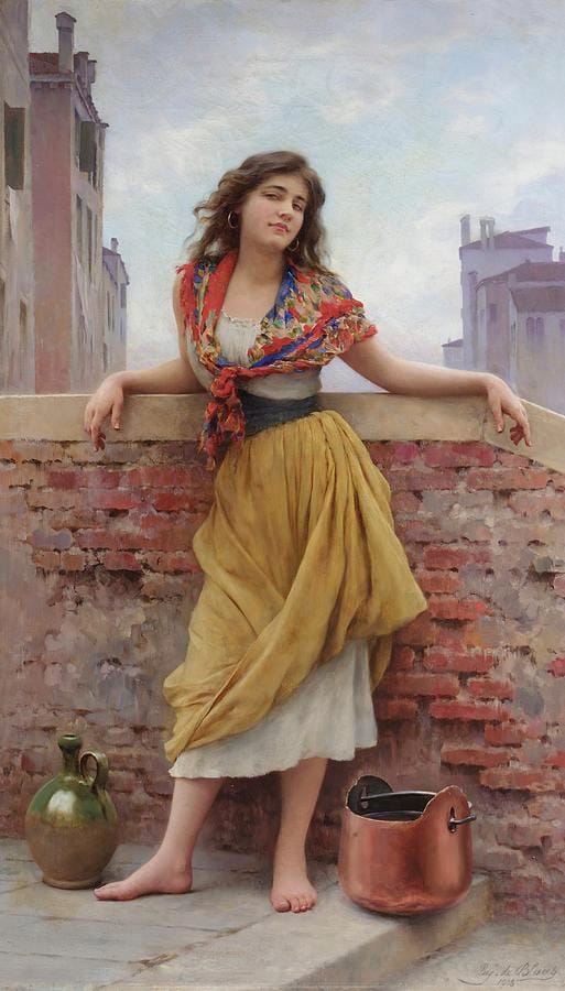 The Water Carrier by Eugene de Blaas