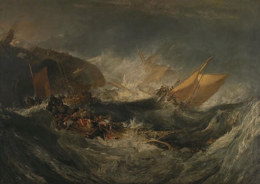 Wreck of a Transport Ship by J.M.W. Turner