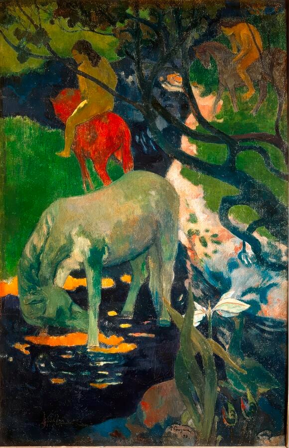The White Horse — Paul Gauguin, 1898 (Musée d’Orsay, Paris)
