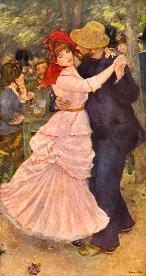 Dance at Bougival by Pierre-Auguste Renoir