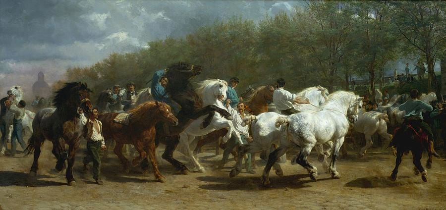 The Horse Fair — Rosa Bonheur, 1852–55 (Metropolitan Museum of Art)