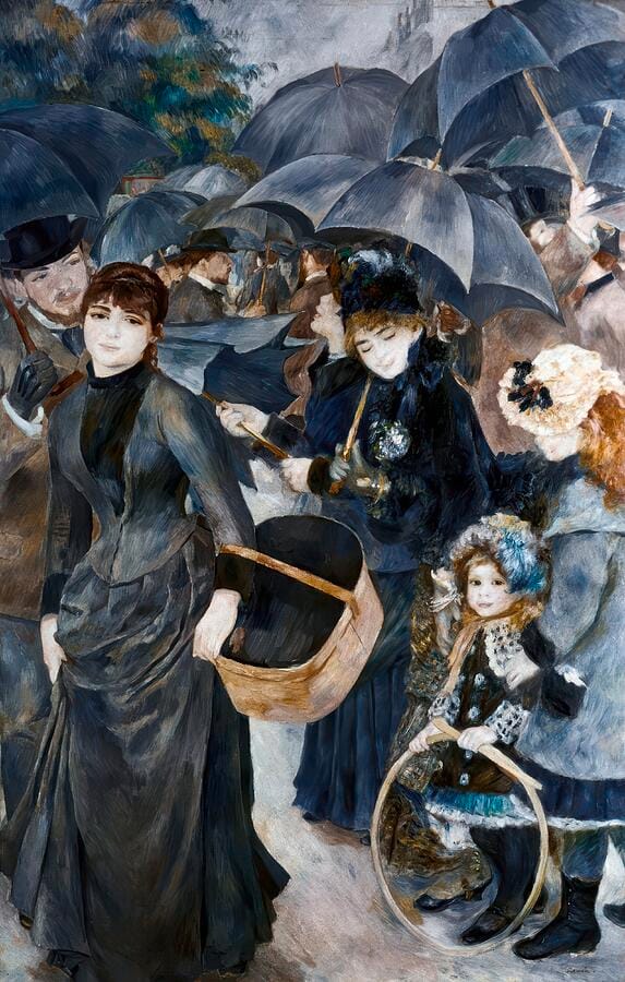 The Umbrellas by Pierre-Auguste Renoir