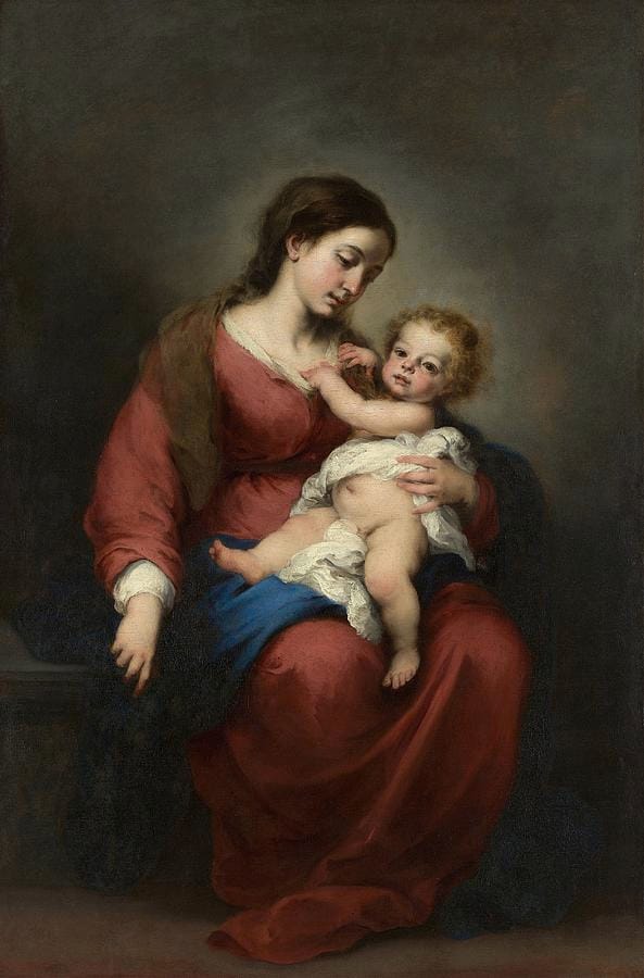 Virgin and Child by Bartolomé Esteban Murillo