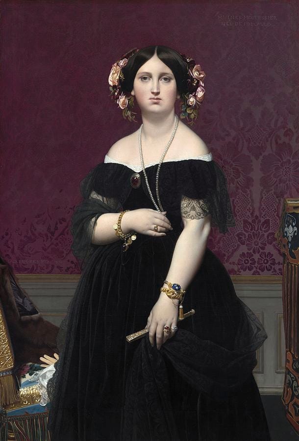 Madame Moitessier by Jean-Auguste-Dominique Ingres