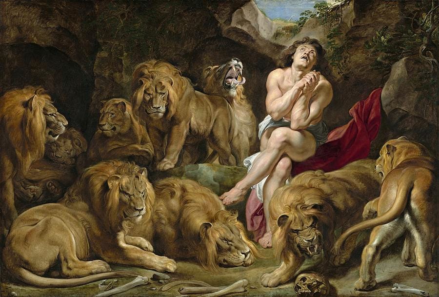 Daniel in the Lions’ Den by Peter Paul Rubens