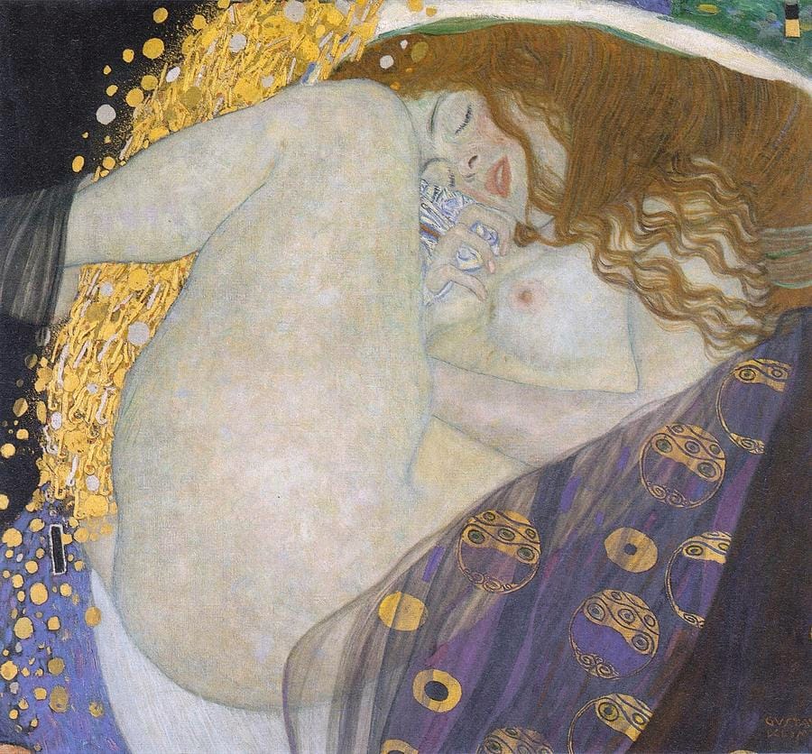 Danaë by Gustav Klimt