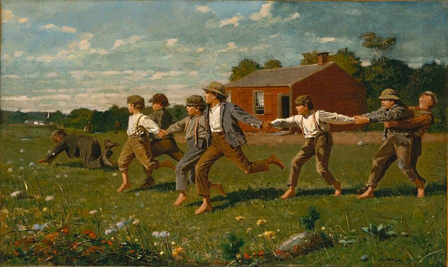 Snap the Whip by Winslow Homer