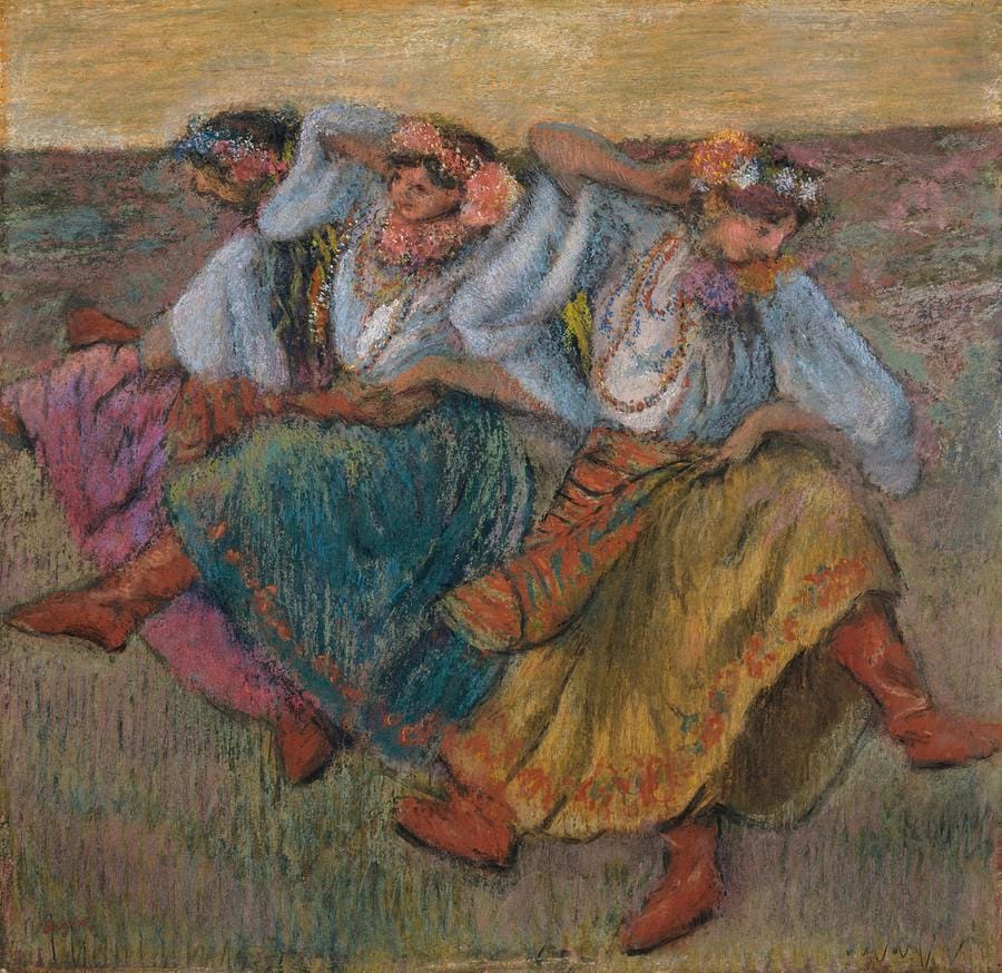 Russian Dancers by Edgar Degas