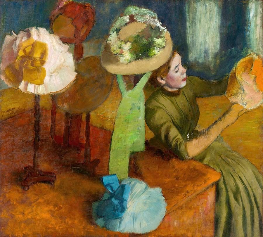 The Millinery Shop by Edgar Degas